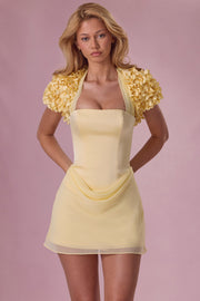 Oh Polly Knitwear Soretta boléro beurre floral