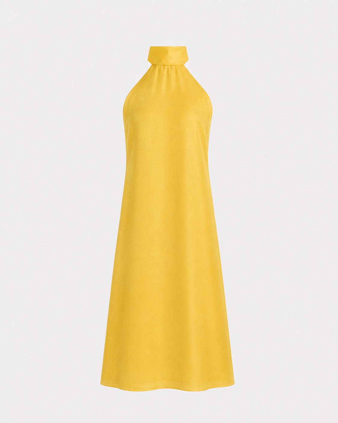 The Ethiquette Joy Dress mini robe jaune XS