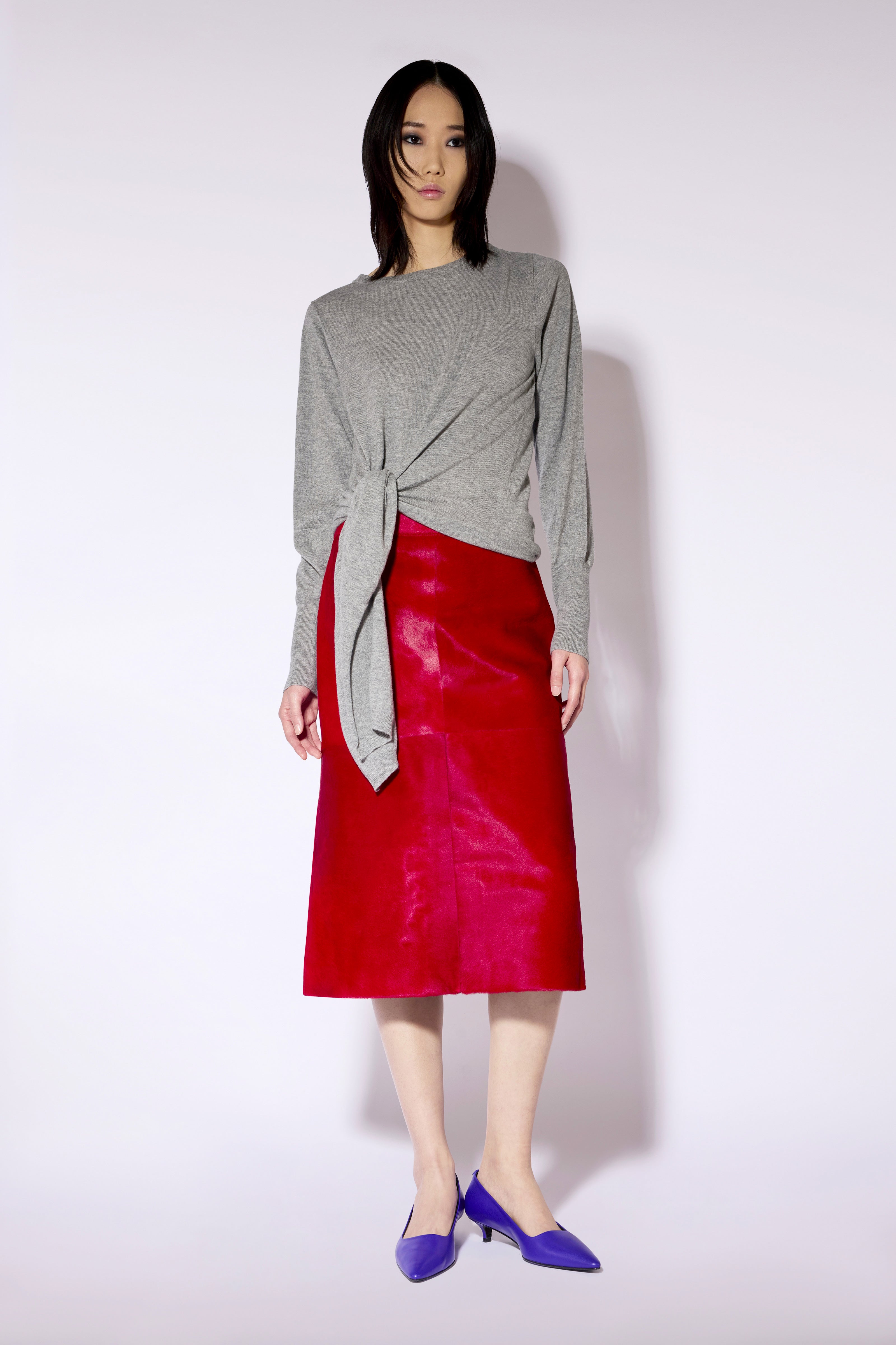Liviana Conti Zafira pull crop laine gris M