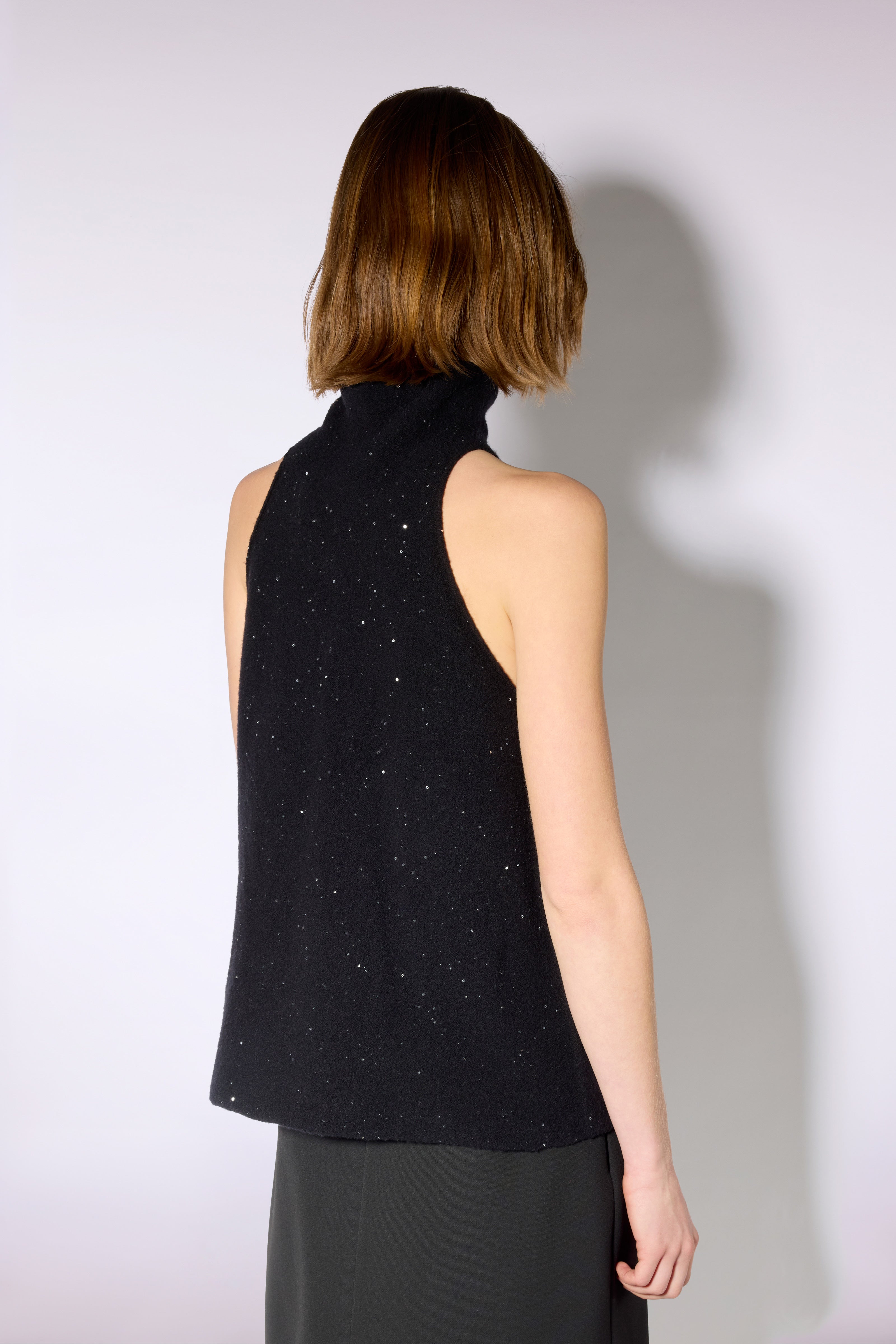 Liviana Conti Ellie pull maille Noir-Argent