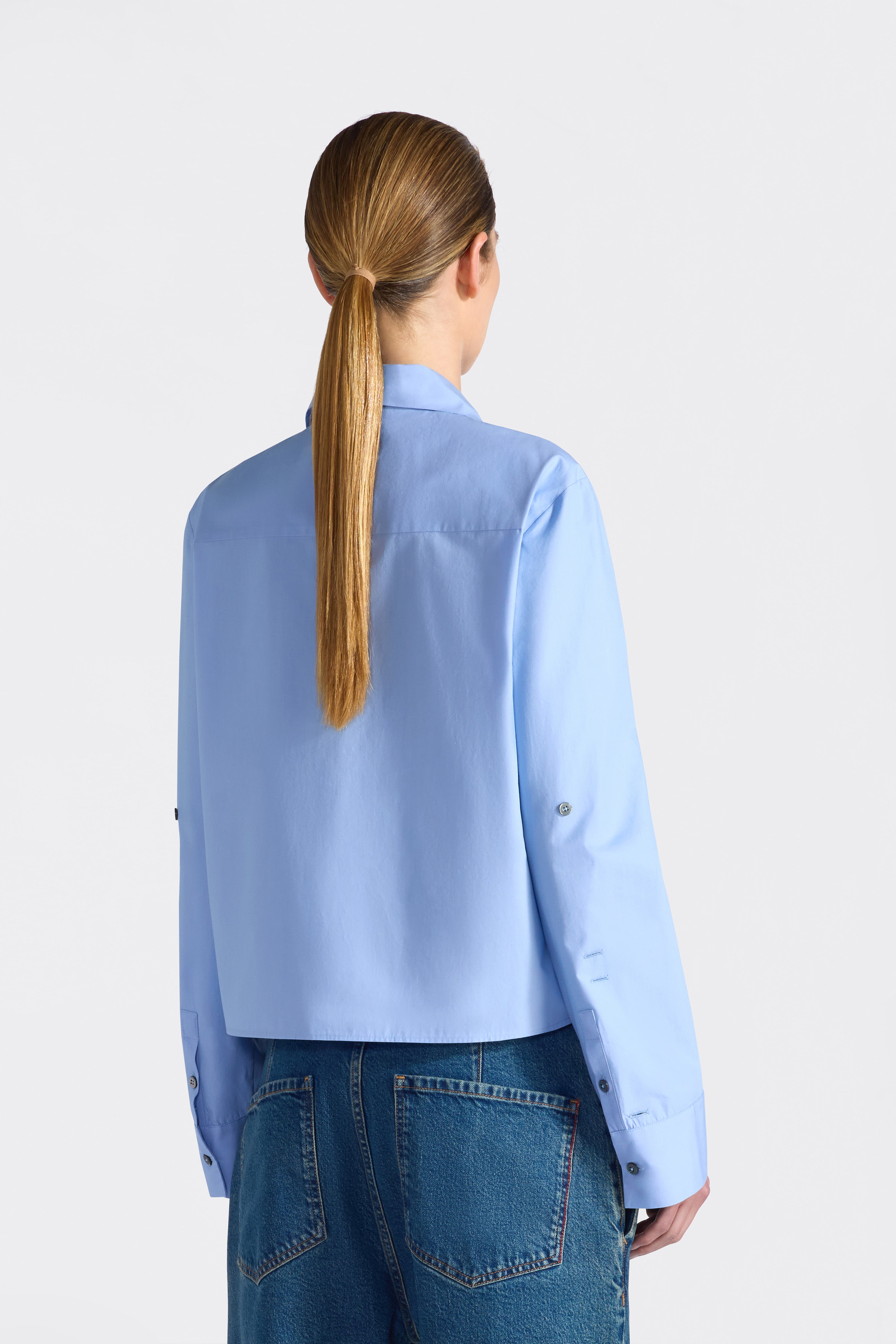 Liviana Conti Delsie chemise femme bleu fiordaliso