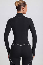 Oh Polly Bo+Tee Soft Active veste zippée noir BT0698