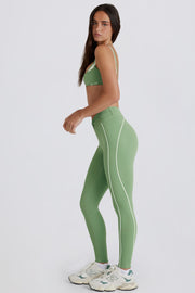 Oh Polly Bo+Tee Legging Soft Active Twist Jade taille haute
