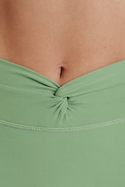 Oh Polly Bo+Tee Legging Soft Active Twist Jade taille haute