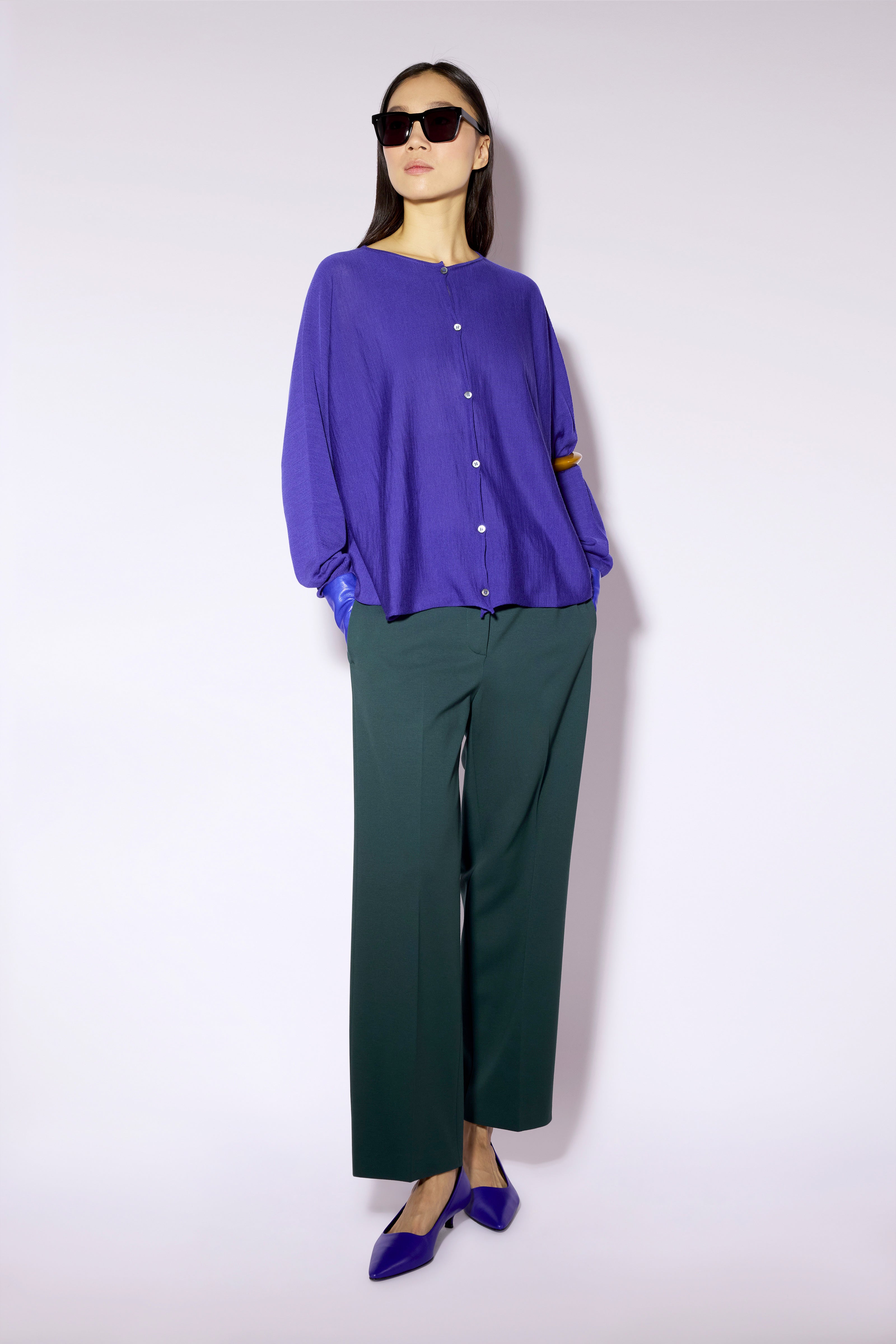 Liviana Conti Jeremy pantalon droit punto milano noir