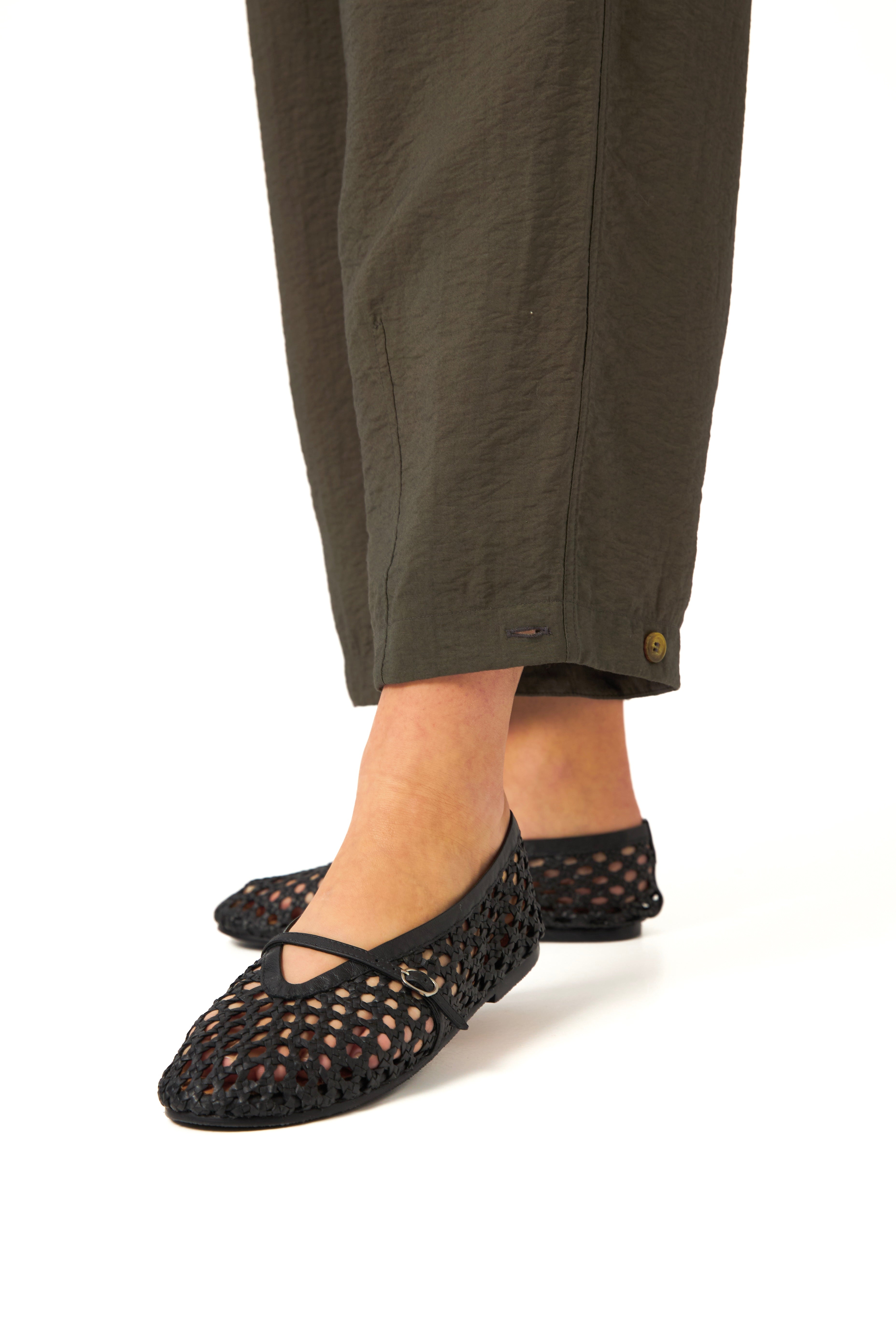 Chicosoleil Merry ballerine cuir noir Mary-Jane 36-41