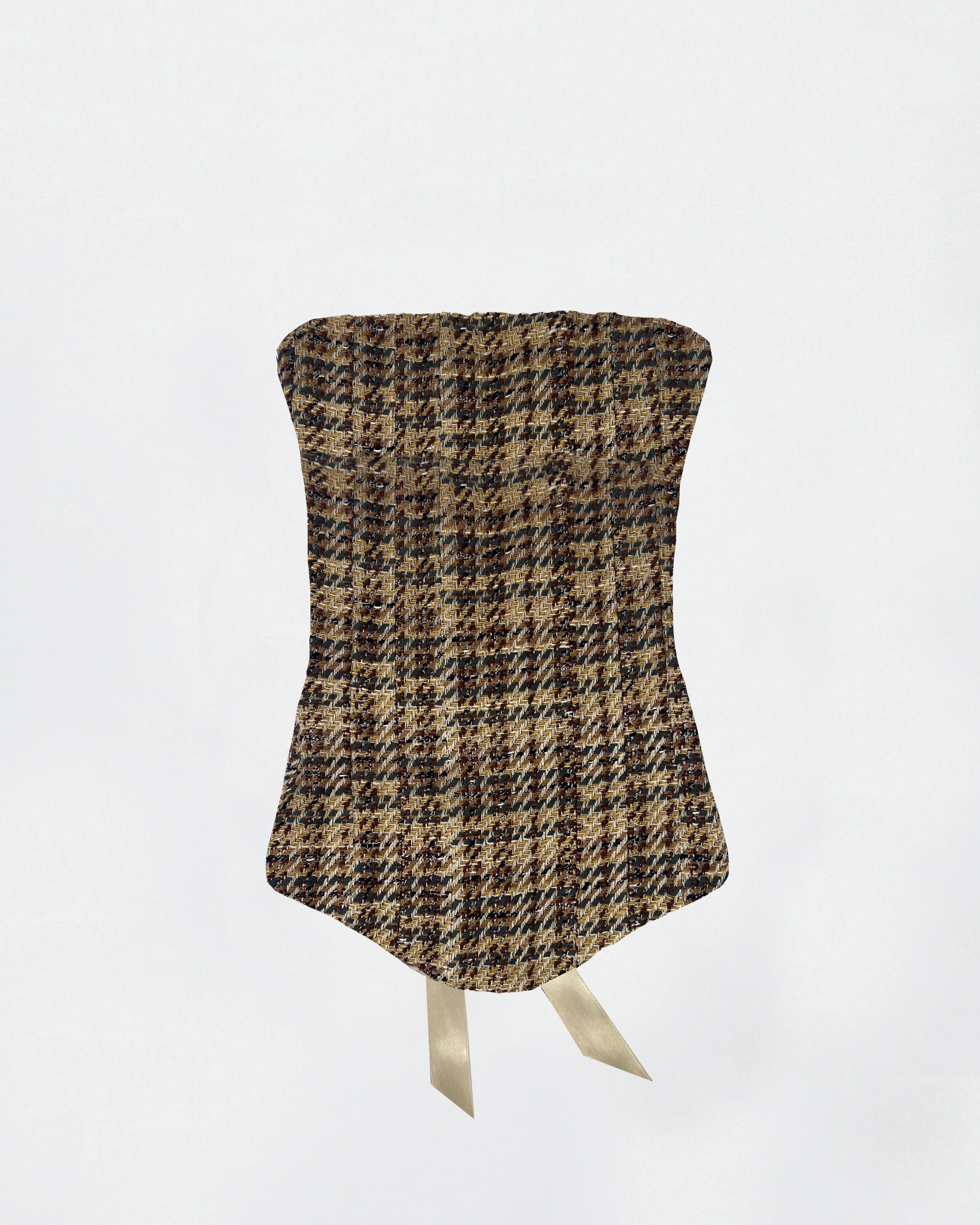 The Ethiquette Bustiers Celeste Villeroy bustier tweed XS-XL