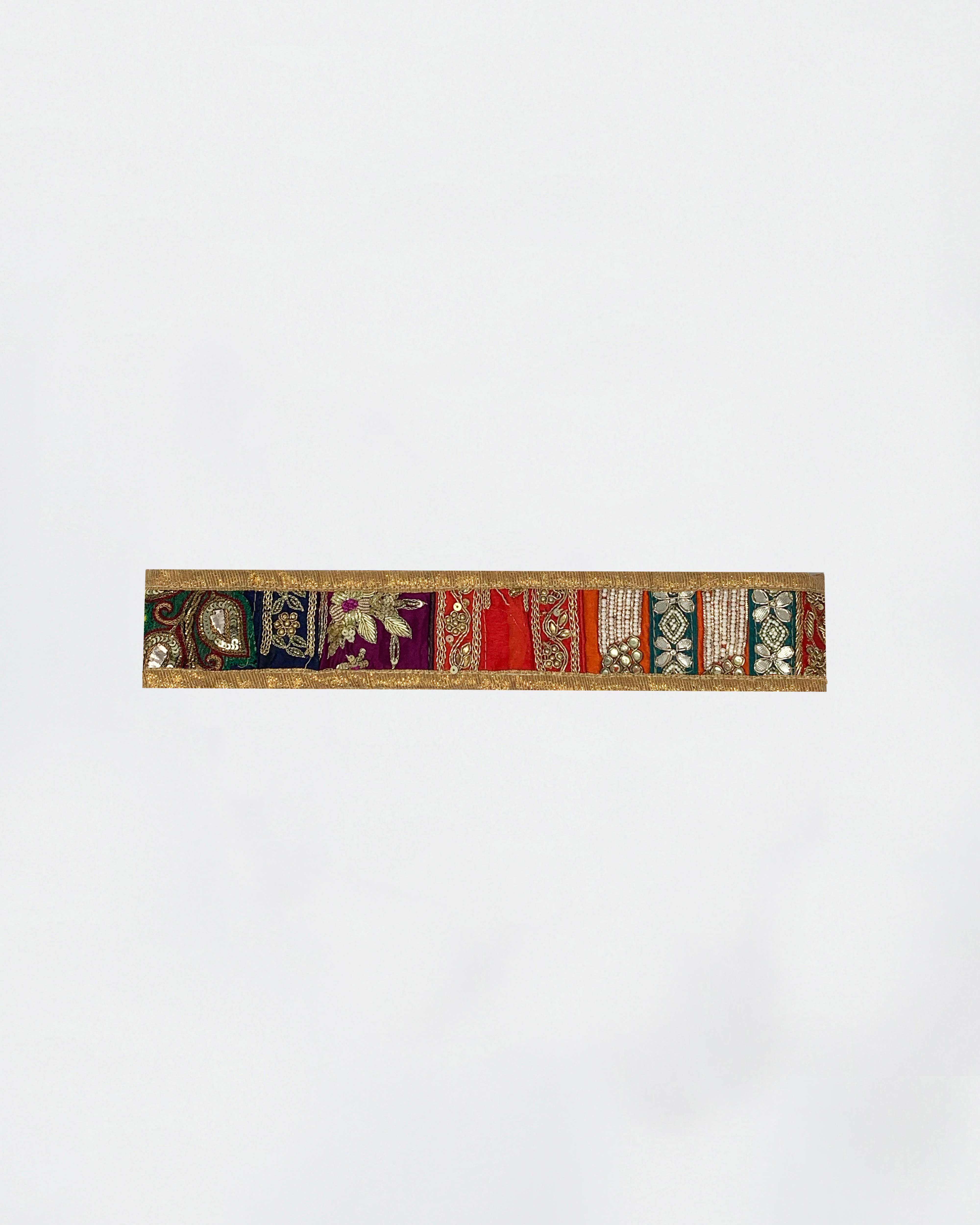 The Ethiquette Accessoires Jaipur Belt ceinture brodée