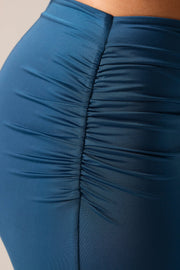 Oh Polly Skirts jupe longue Rowan bleu nuit jersey