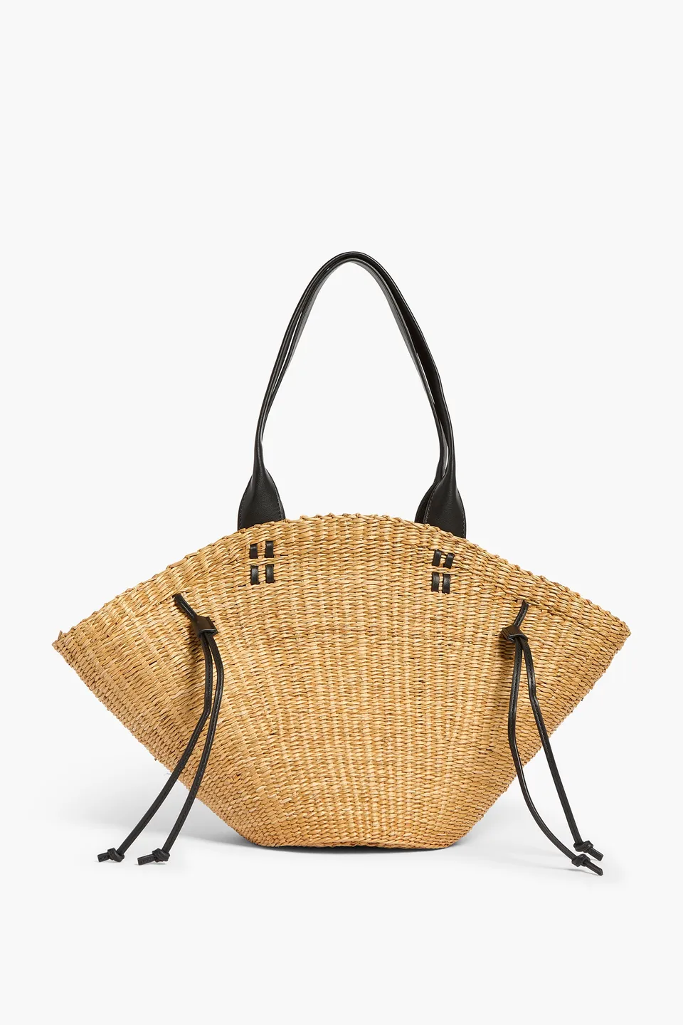 Liviana Conti Fayette Sac tote naturel raphia tressé