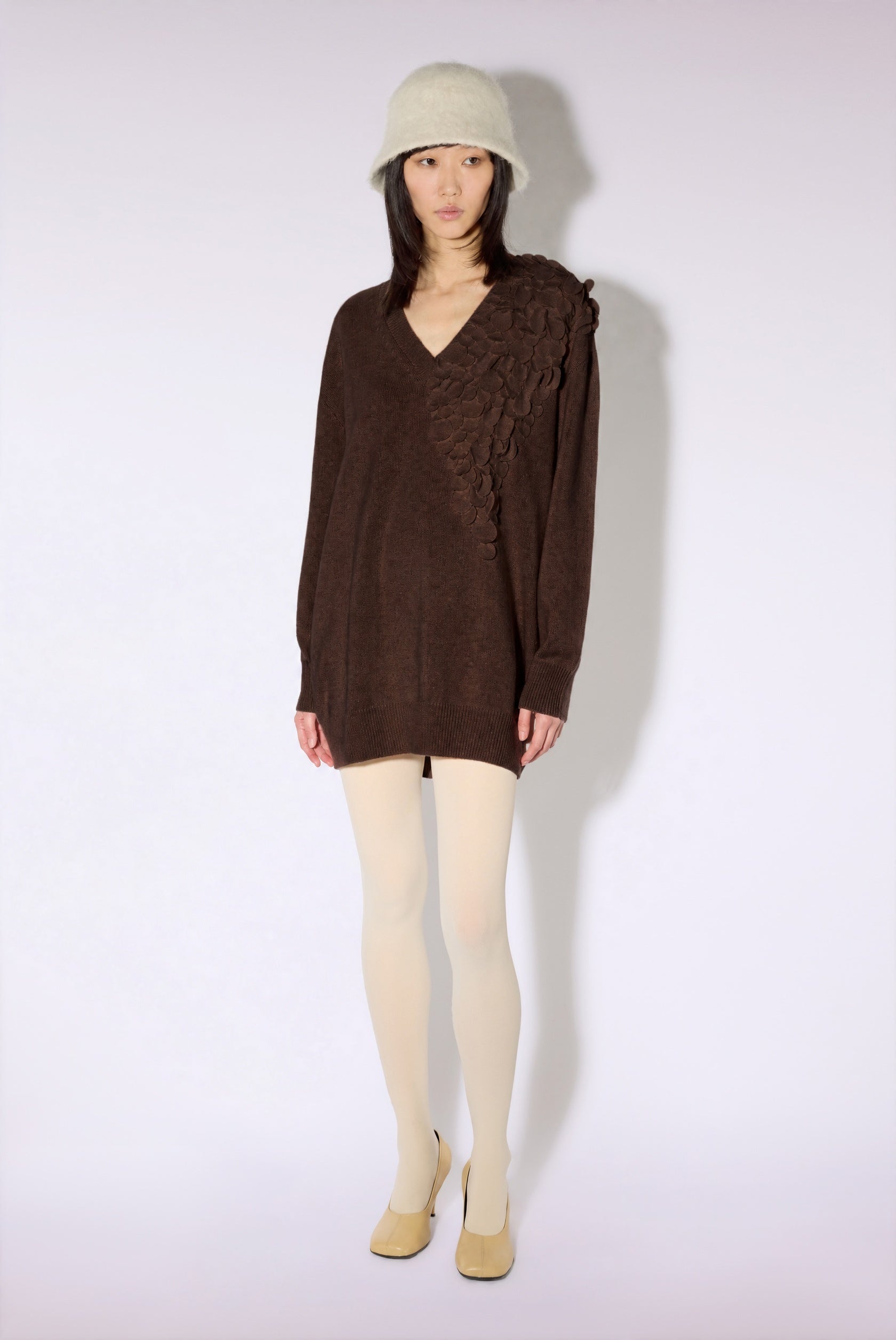Liviana Conti Jasmine robe femme pomice coupe droite