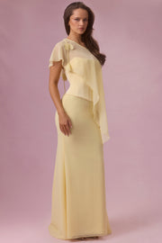 Oh Polly Velina cape chiffon beurre taille unique