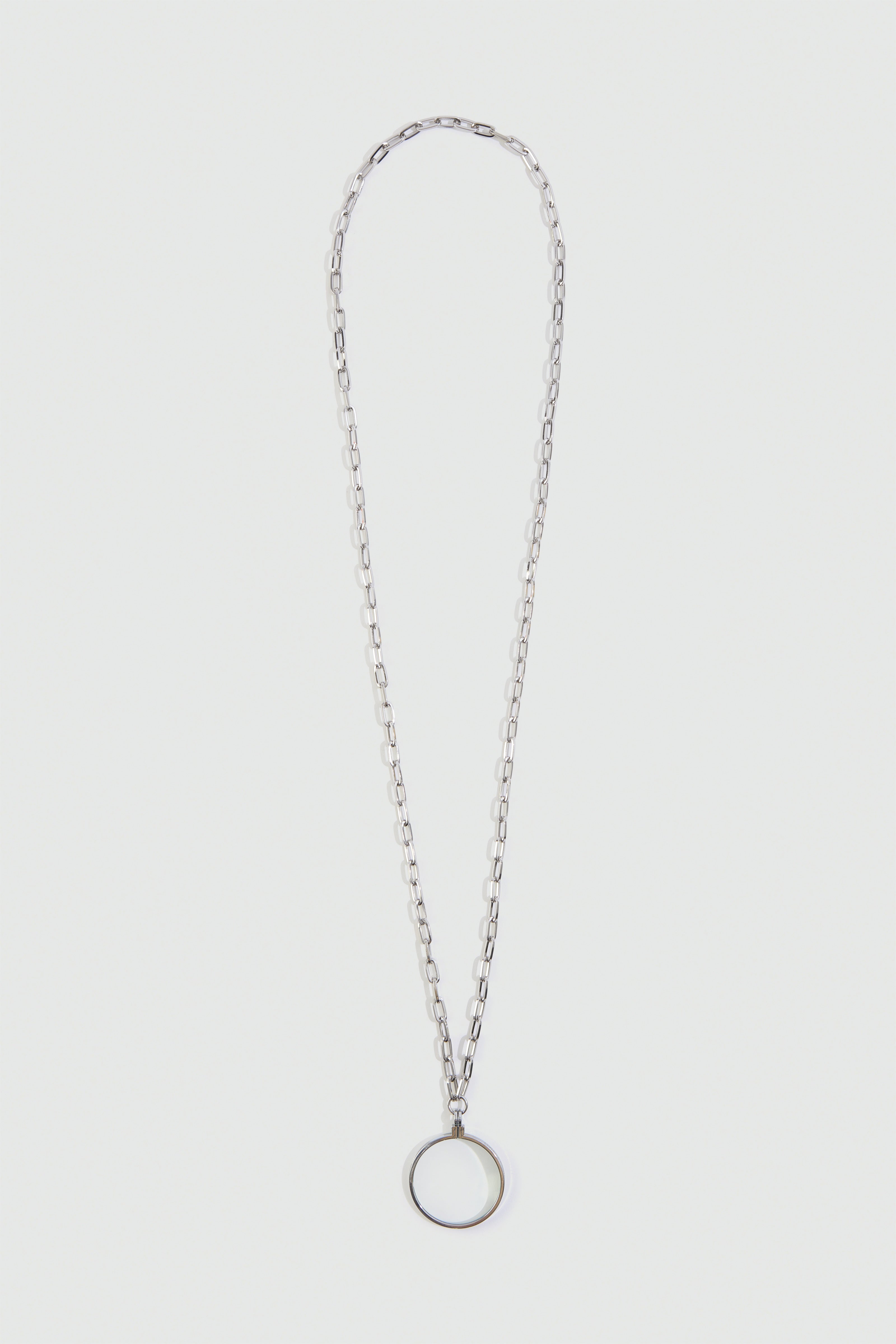 Liviana Conti Zaira collier long argenté pendentif
