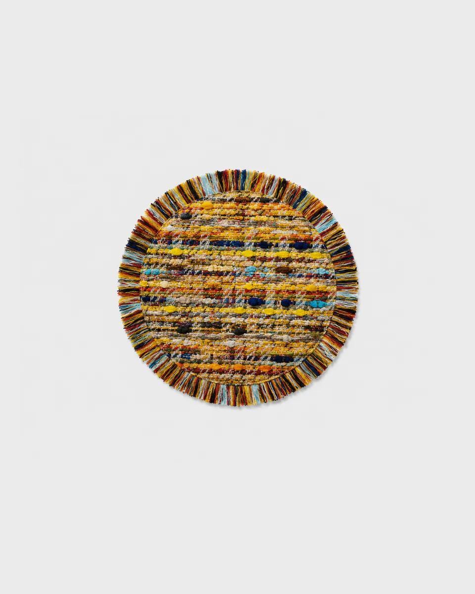 The Ethiquette Maison Set de Table Rond Saint Tropez Tweed