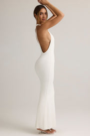 Oh Polly Imelda 14148 robe longue beige modal sirène