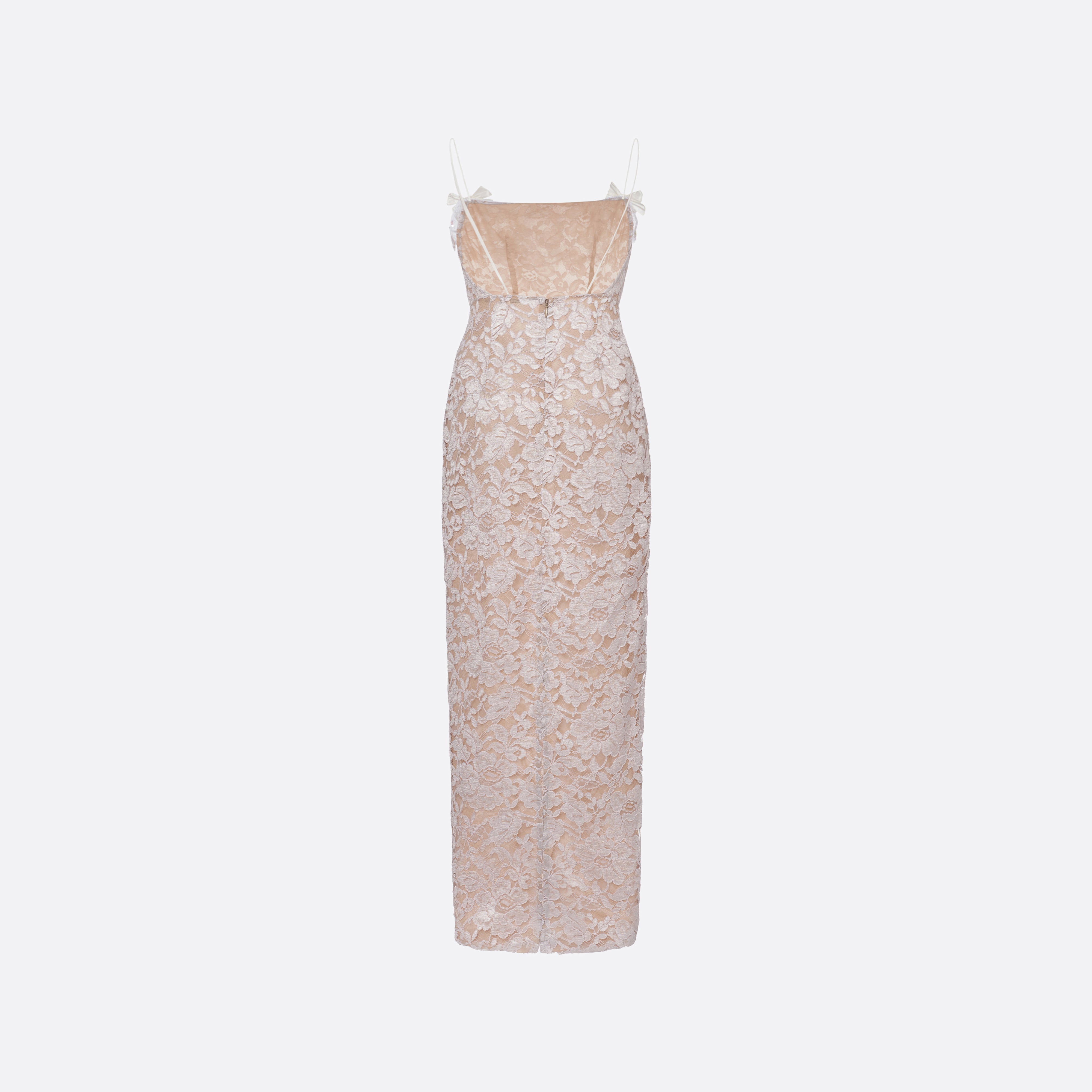 Alessandra Rich Dresses robe dentelle lavande sequins 36-46