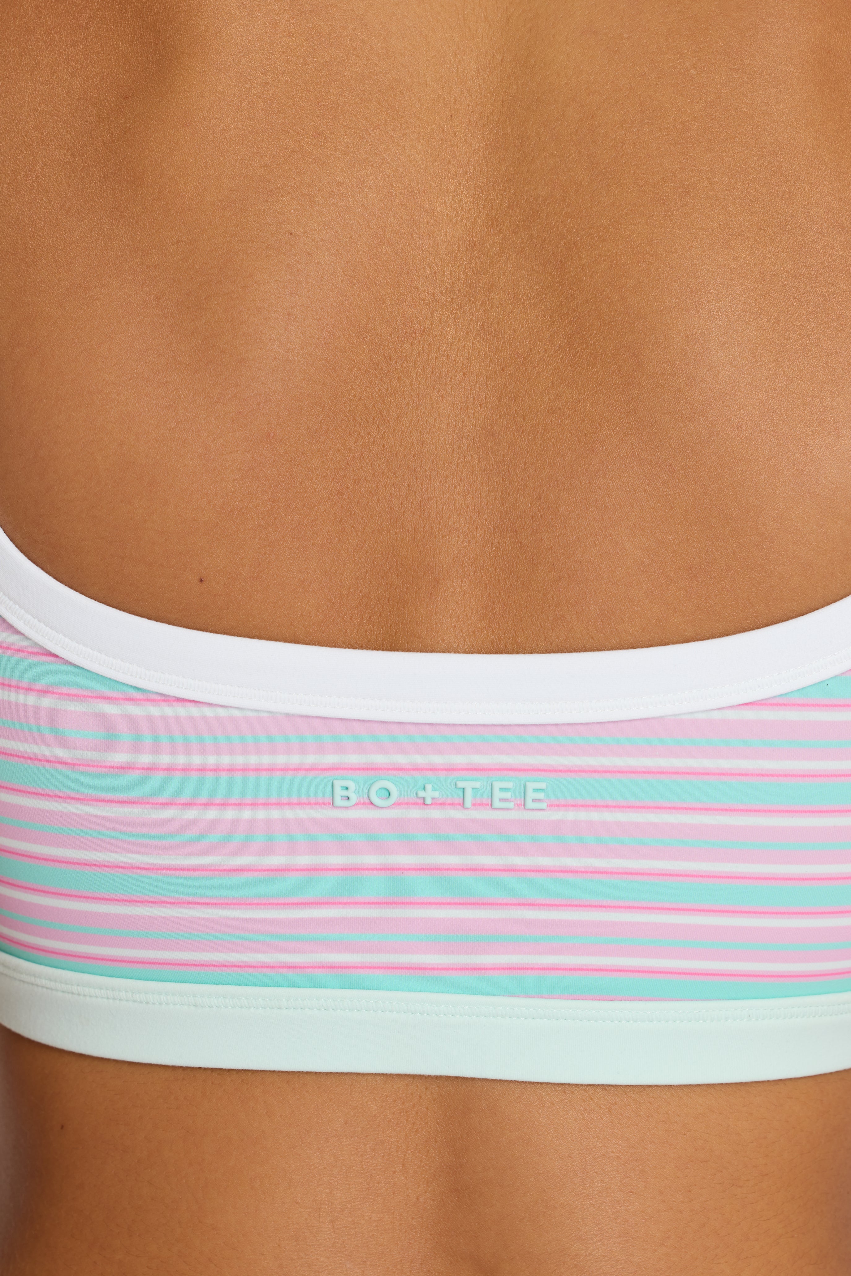 Oh Polly Bo+Tee Soft Active brassière réversible multi rayé