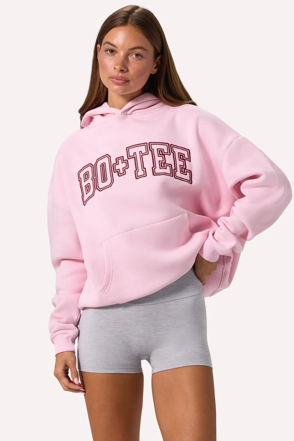 Oh Polly Knitwear Hoodie oversize BT02578 Bloom coton
