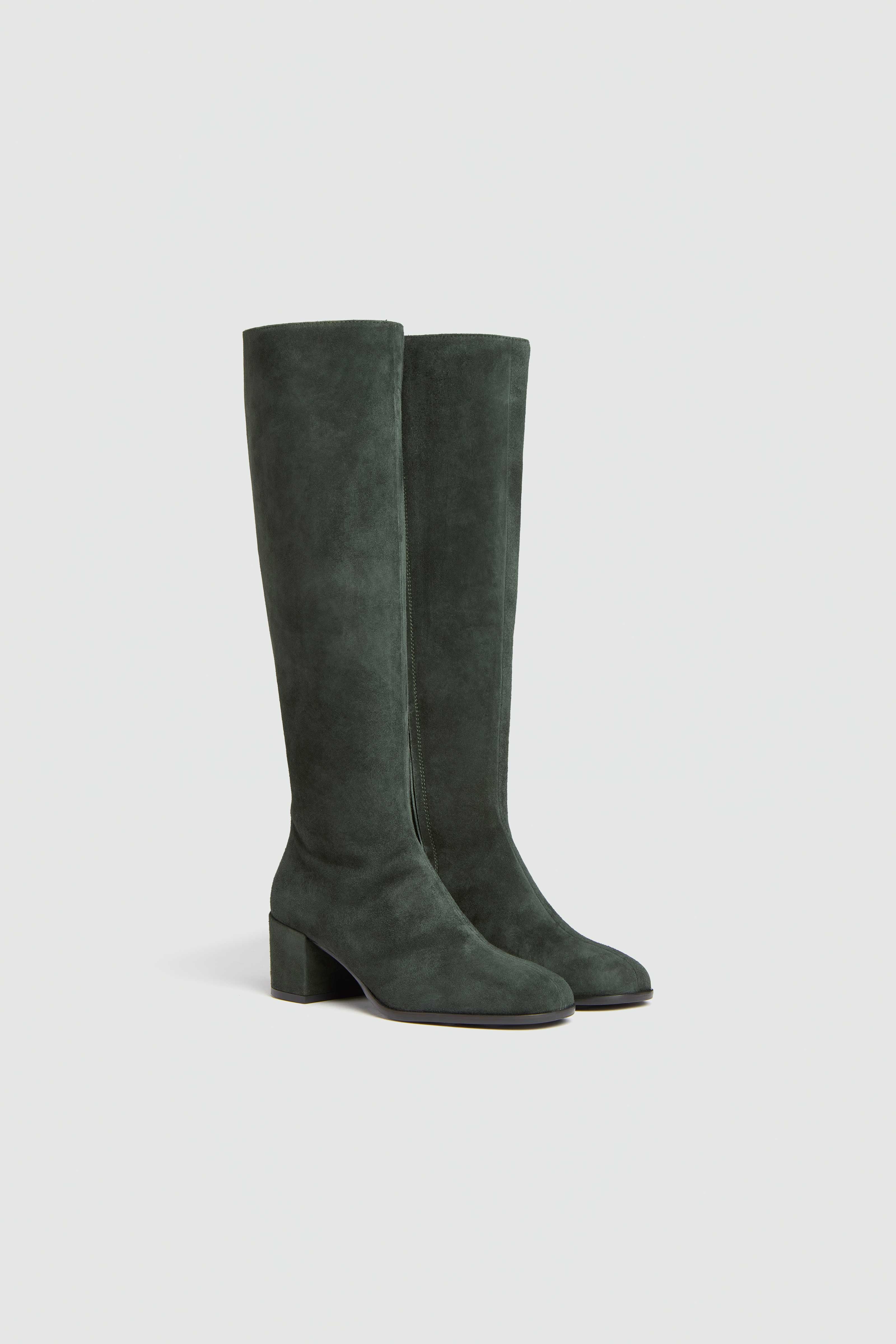 Liviana Conti Marika bottes daim vert Eden 40