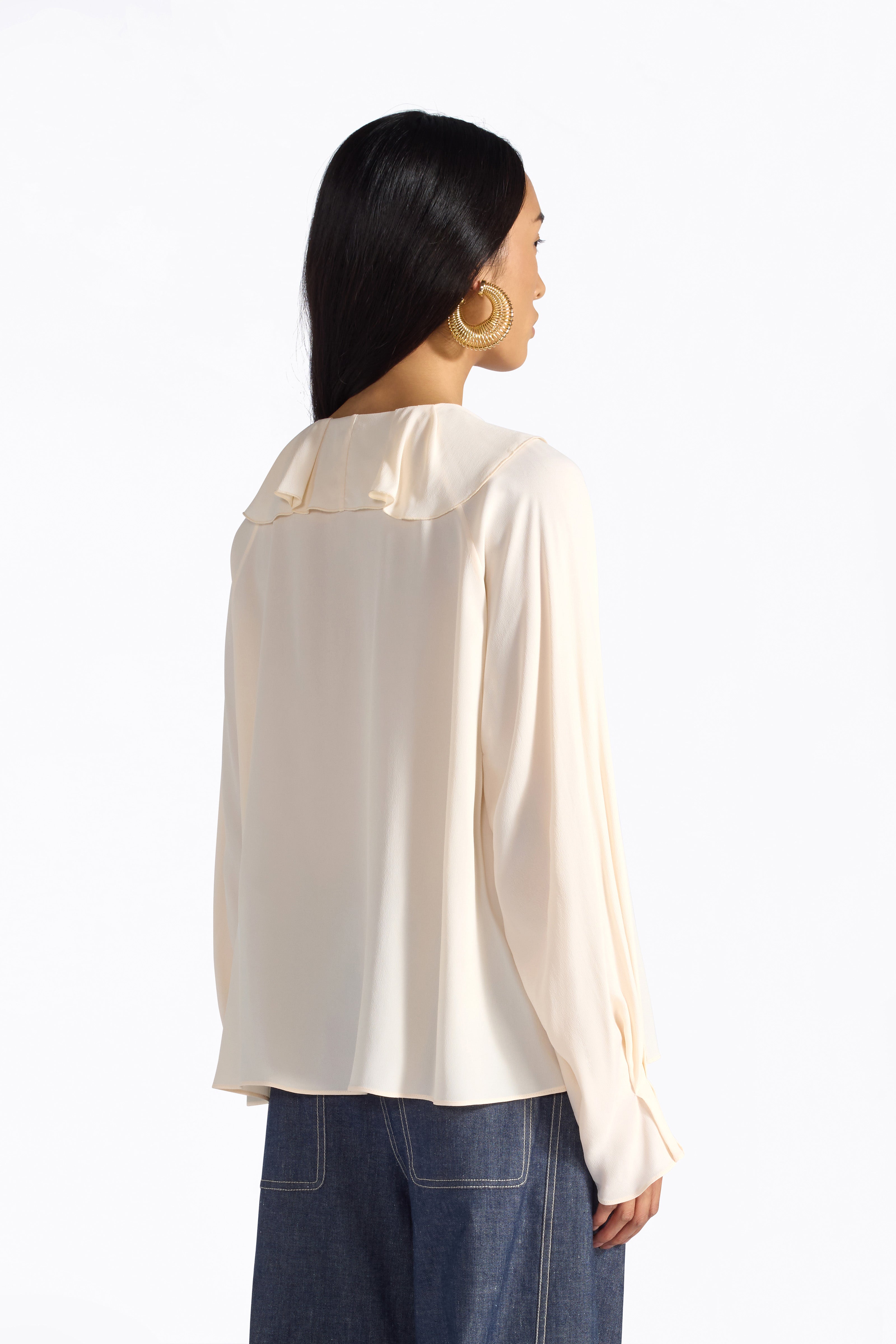 Liviana Conti Dossine blouse soie rose rugiada 38-48