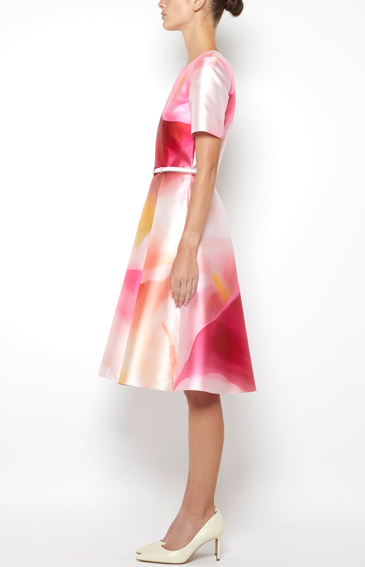 Prabal Gurung Fit & Flare Dress robe rose évasée