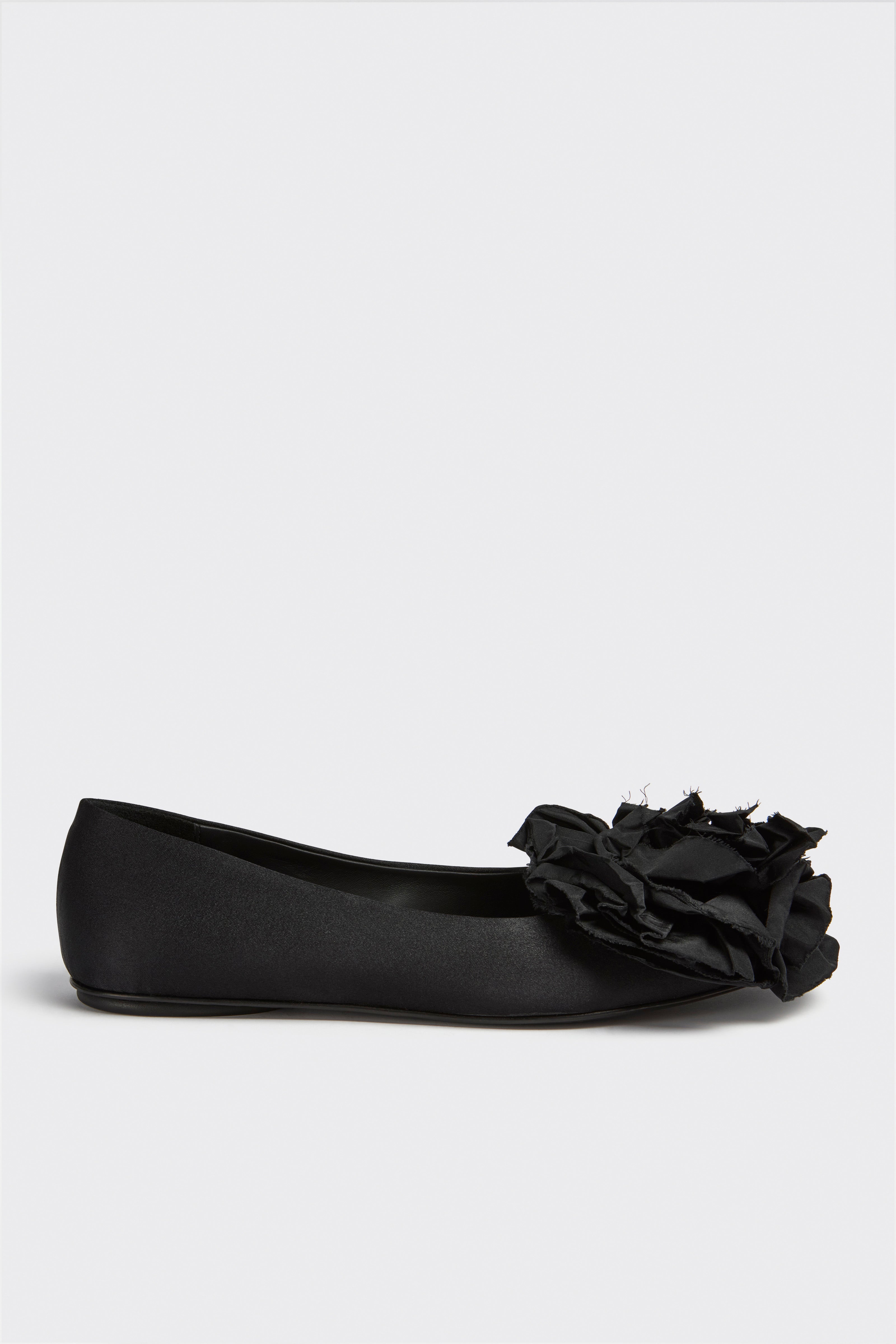 Liviana Conti Carmen ballerines noir satin