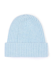Oh Polly Bo+Tee bonnet maille bleu poudre en laine