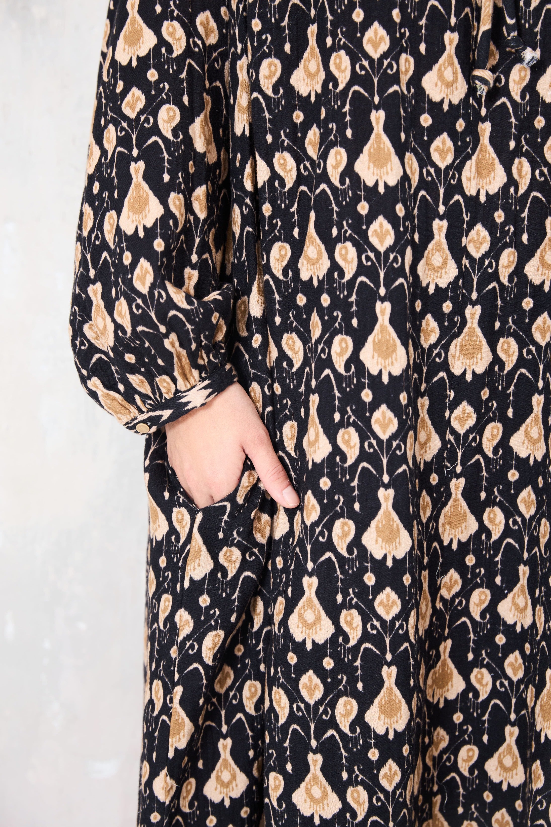 Chicosoleil Soyala robe longue Paisley Tribal coton