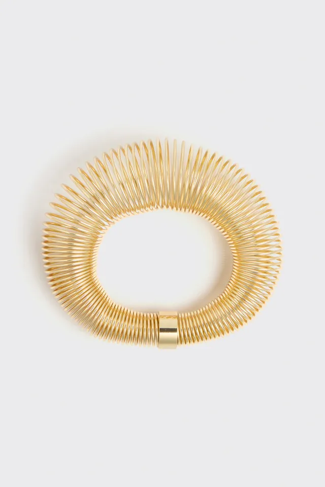 Liviana Conti Solene bracelet or effet ressort