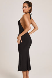 Oh Polly Karissa Robe midaxi 14902 noire modal