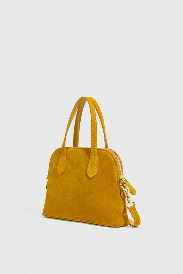 Liviana Conti Lucille A6WA05 sac cuir Ocre bandoulière