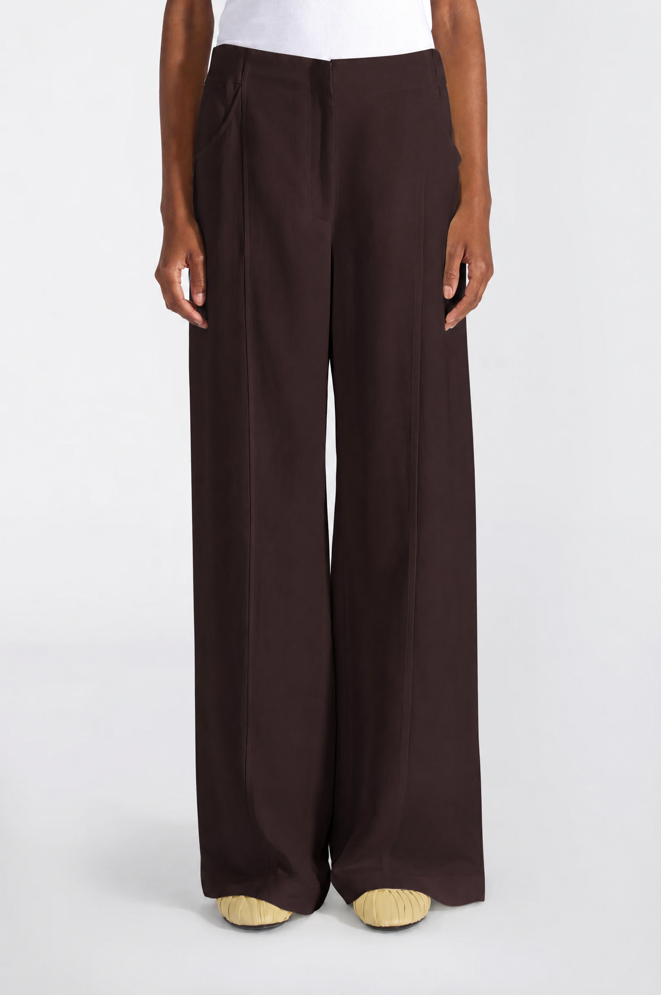 Liviana Conti Ethan pantalon palazzo polline 38