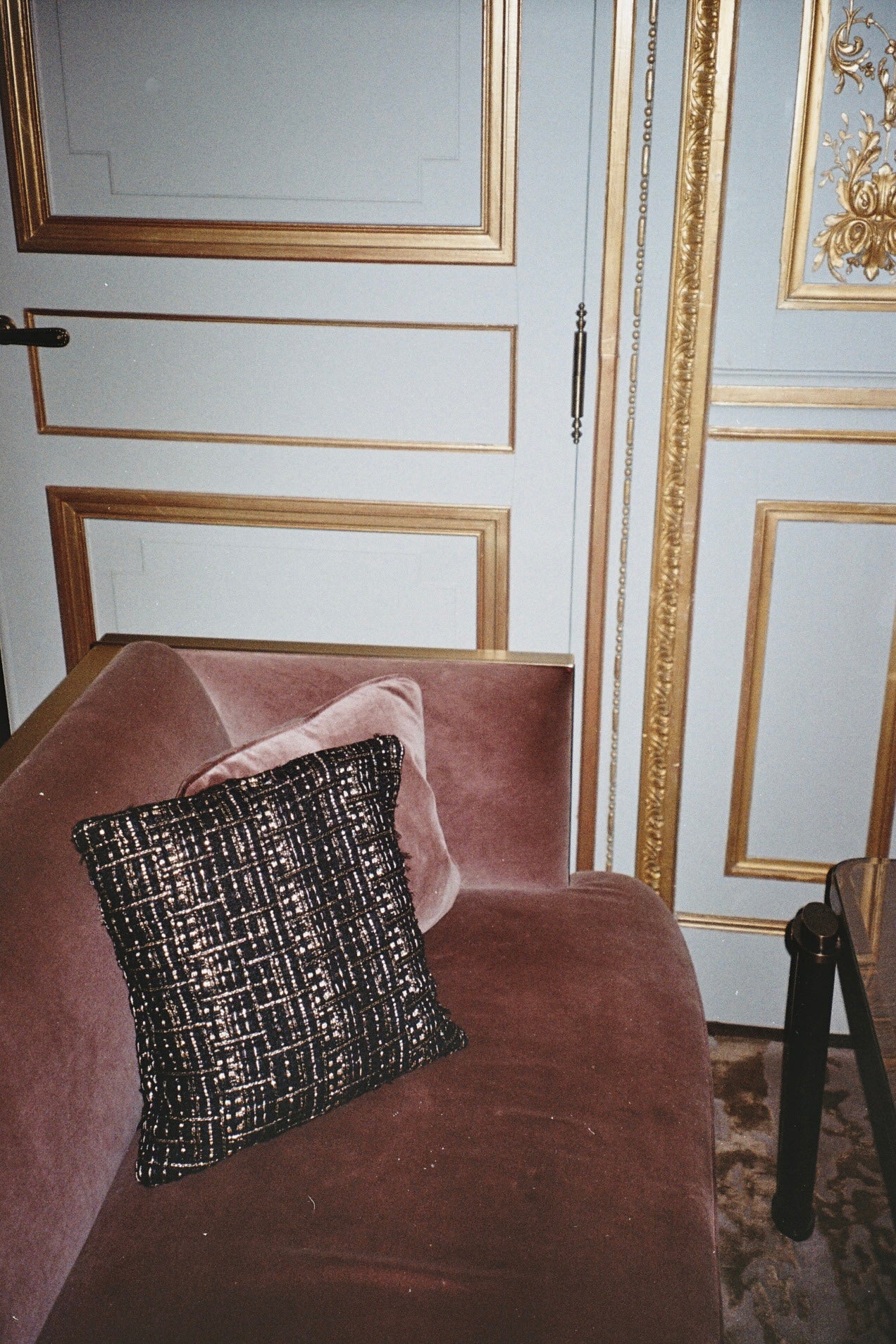 The Ethiquette Empyrée housse coussin tweed 40x40 cm