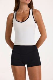Bo+Tee Soft Active Débardeur sport court ivoire