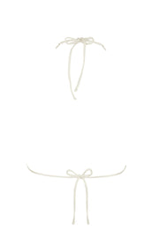 Oh Polly Tala haut bikini triangle perle brillant