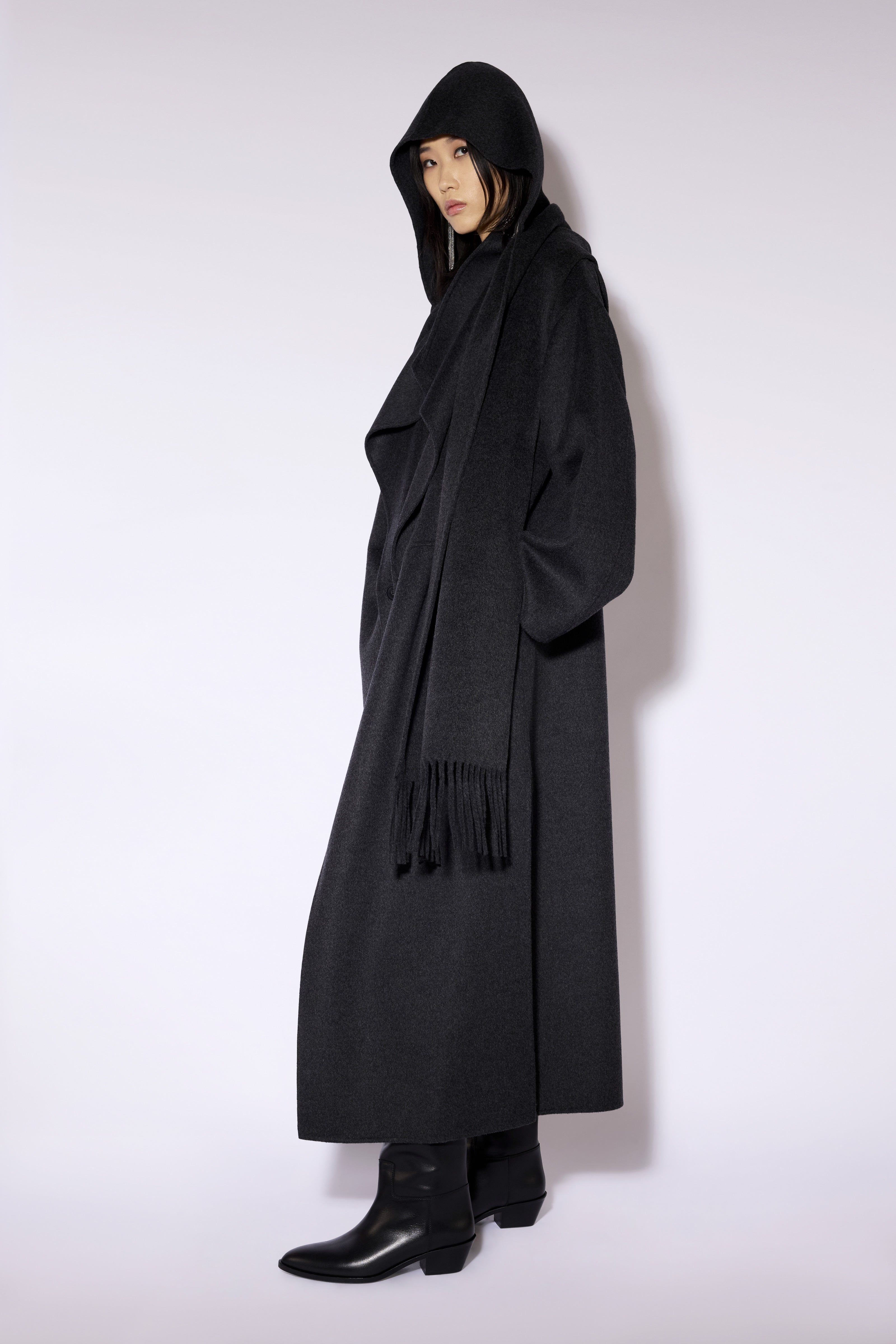 Liviana Conti Victor manteau long paprika laine
