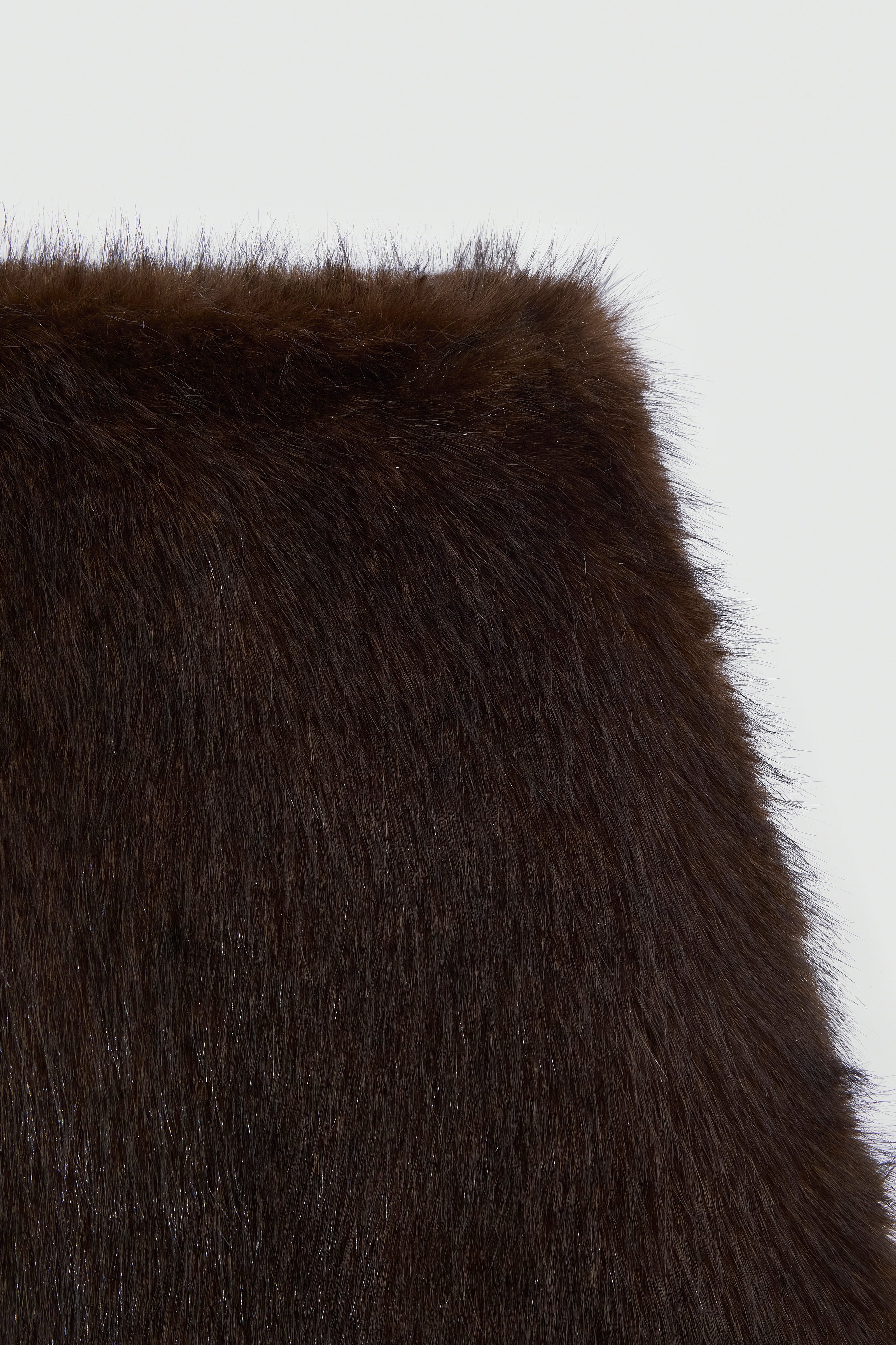 Liviana Conti Ophelia snood marron fausse fourrure