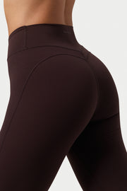 Oh Polly Bo+Tee BT11144 pantalon flare espresso stretch