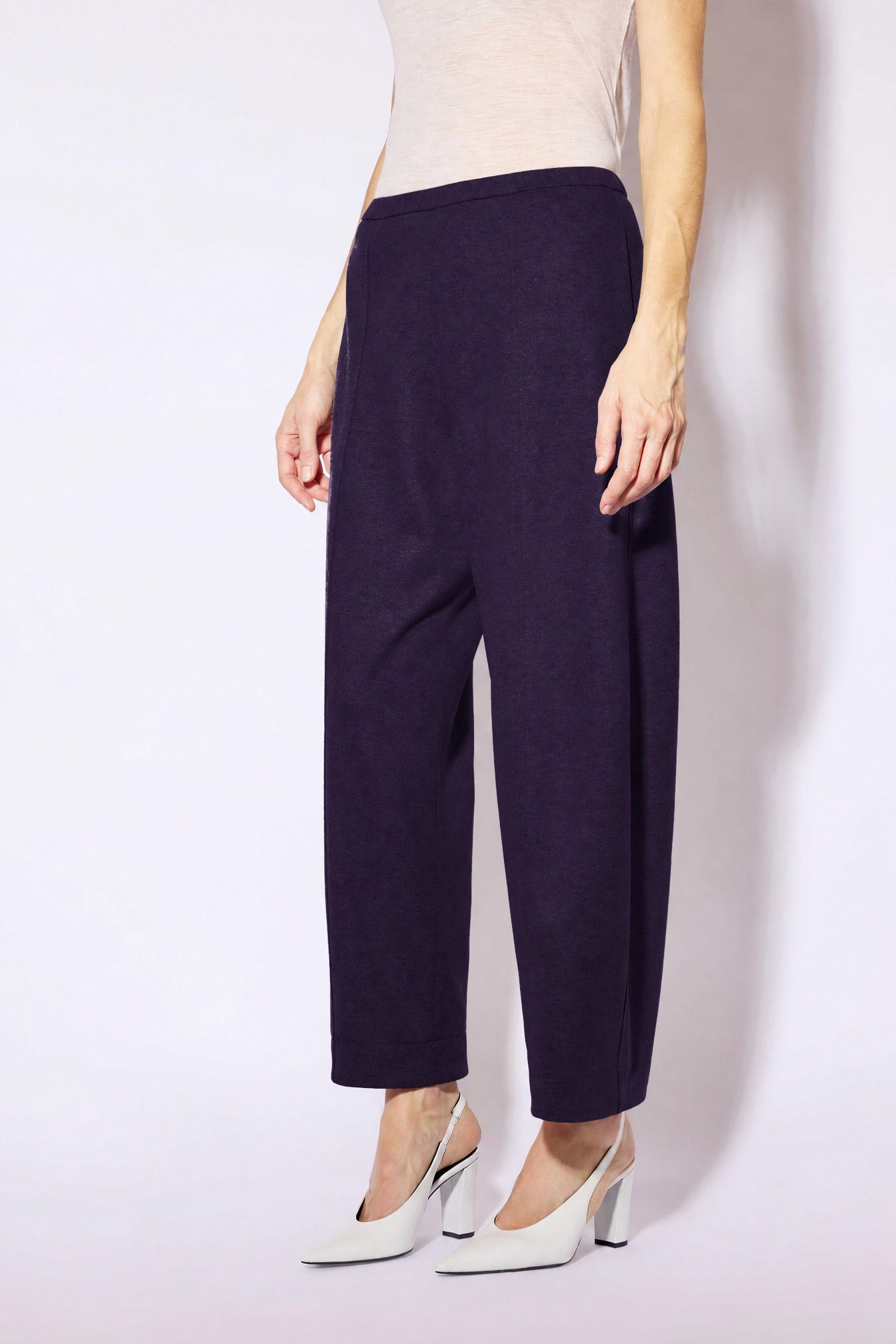 Liviana Conti Joseph pantalon ballon cachemire marron