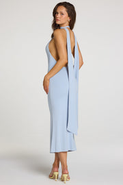 Oh Polly Giselle robe midaxi bleu clair en modal