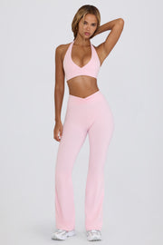 Oh Polly Bo+Tee pantalon flare bloom jersey brossé
