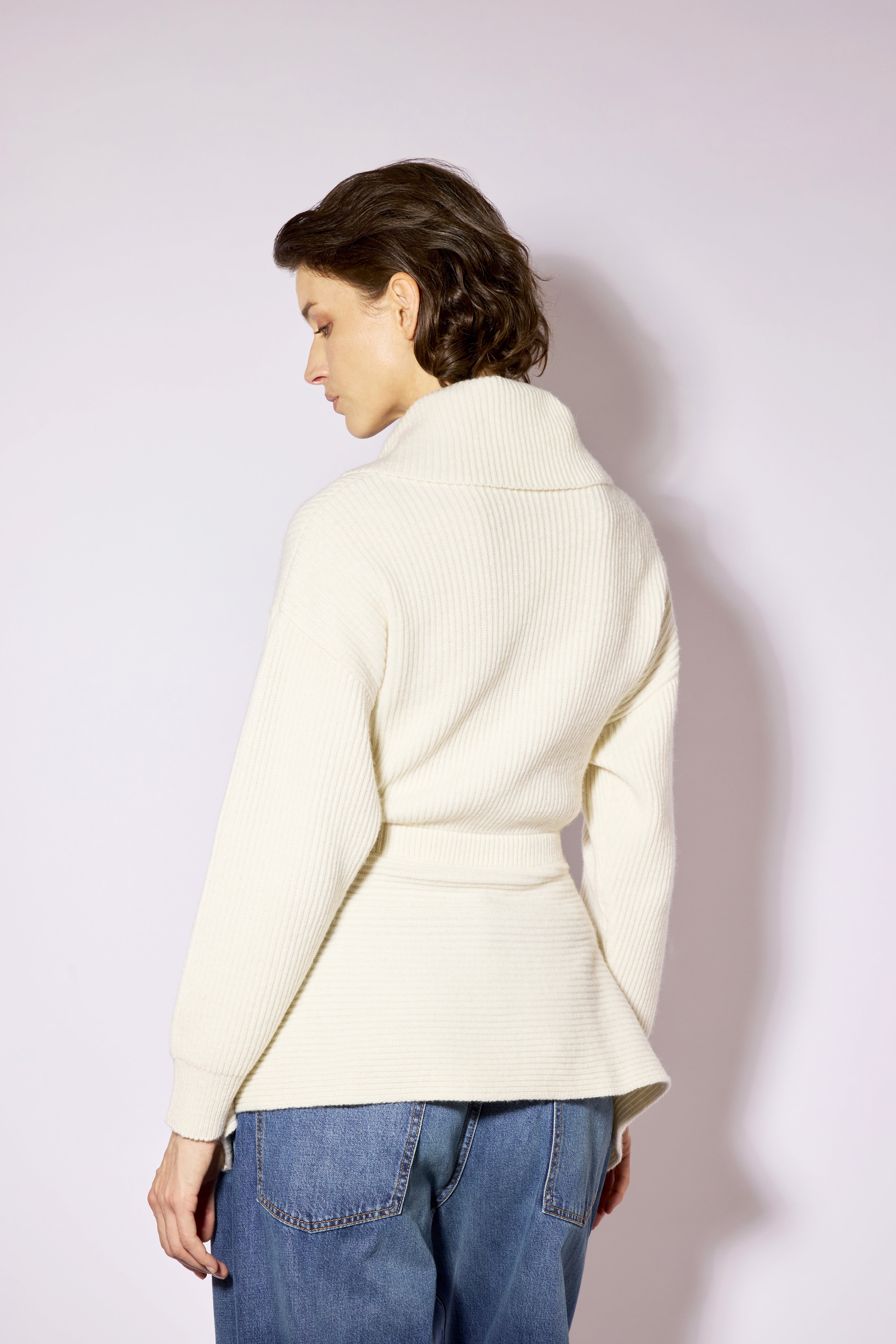 Liviana Conti Lacey cardigan cachemire pierre XS-XL