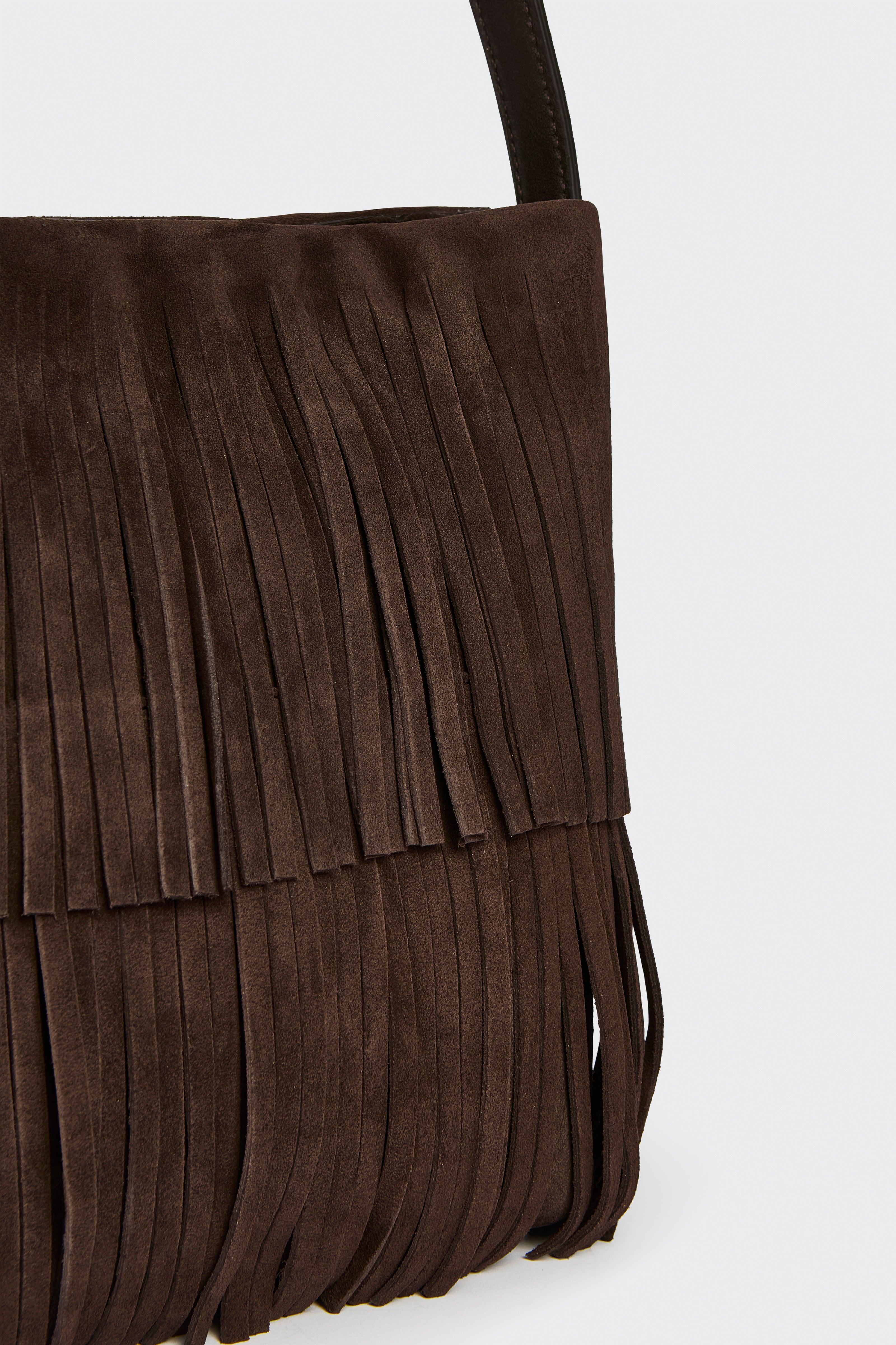 Liviana Conti Iman sac à épaule franges fondente