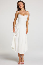 Oh Polly Livia 16102 robe blanche modale
