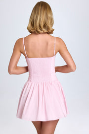 Oh Polly Dorothea 10391 robe blush mini coton