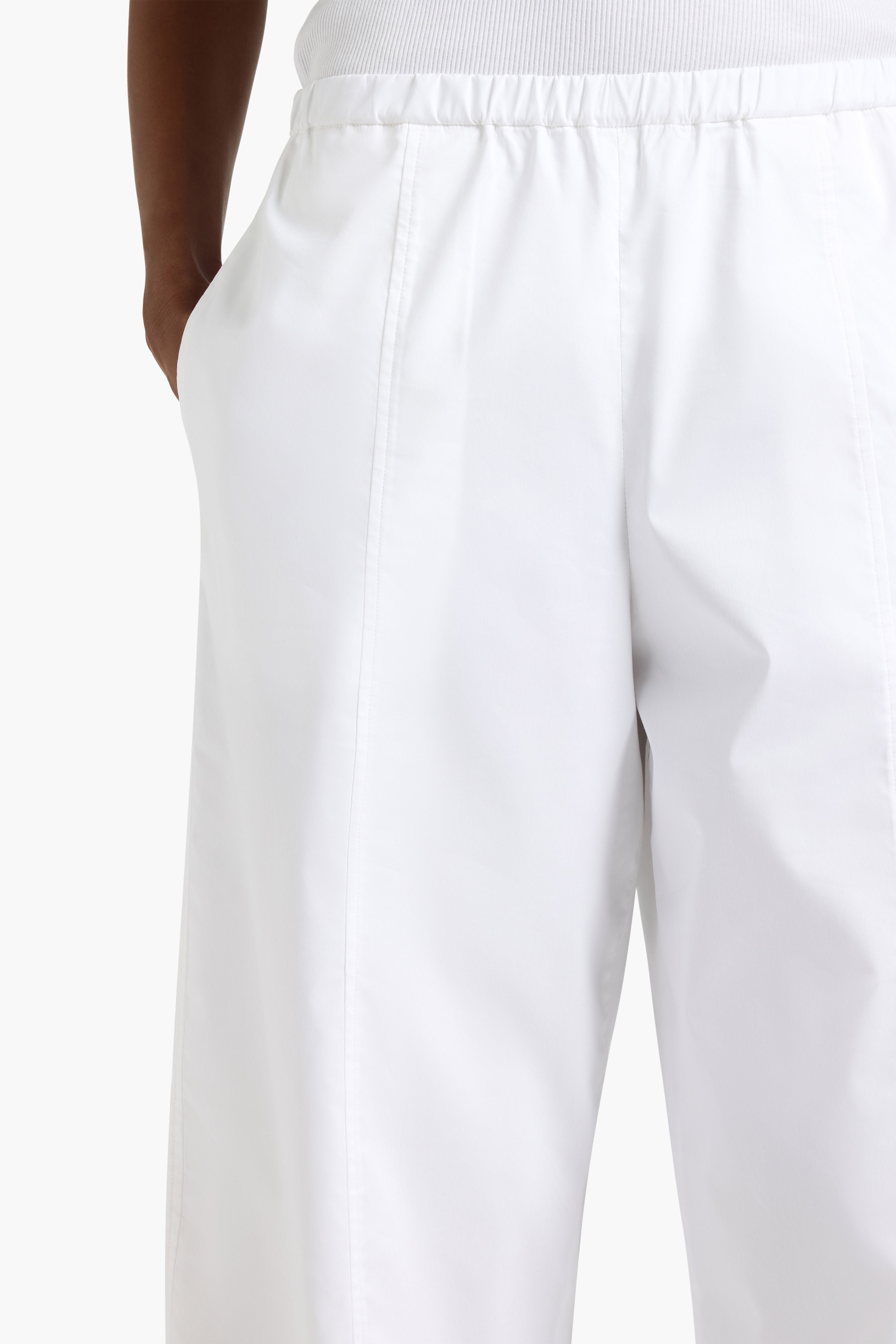 Liviana Conti Joseph pantalon balloon blanc popline stretch