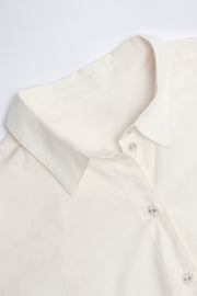 Oh Polly Lerici chemise oversize blanche coton 76 cm