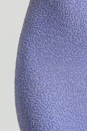 Oh Polly Monte Carlo robe maxi bleu lavande perlée