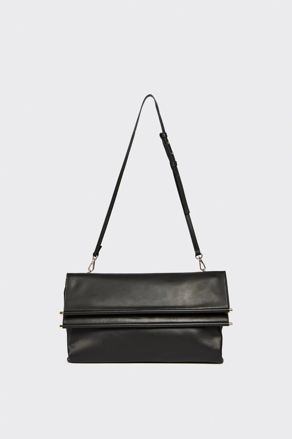 Liviana Conti Leonie maxi pochette noire cuir