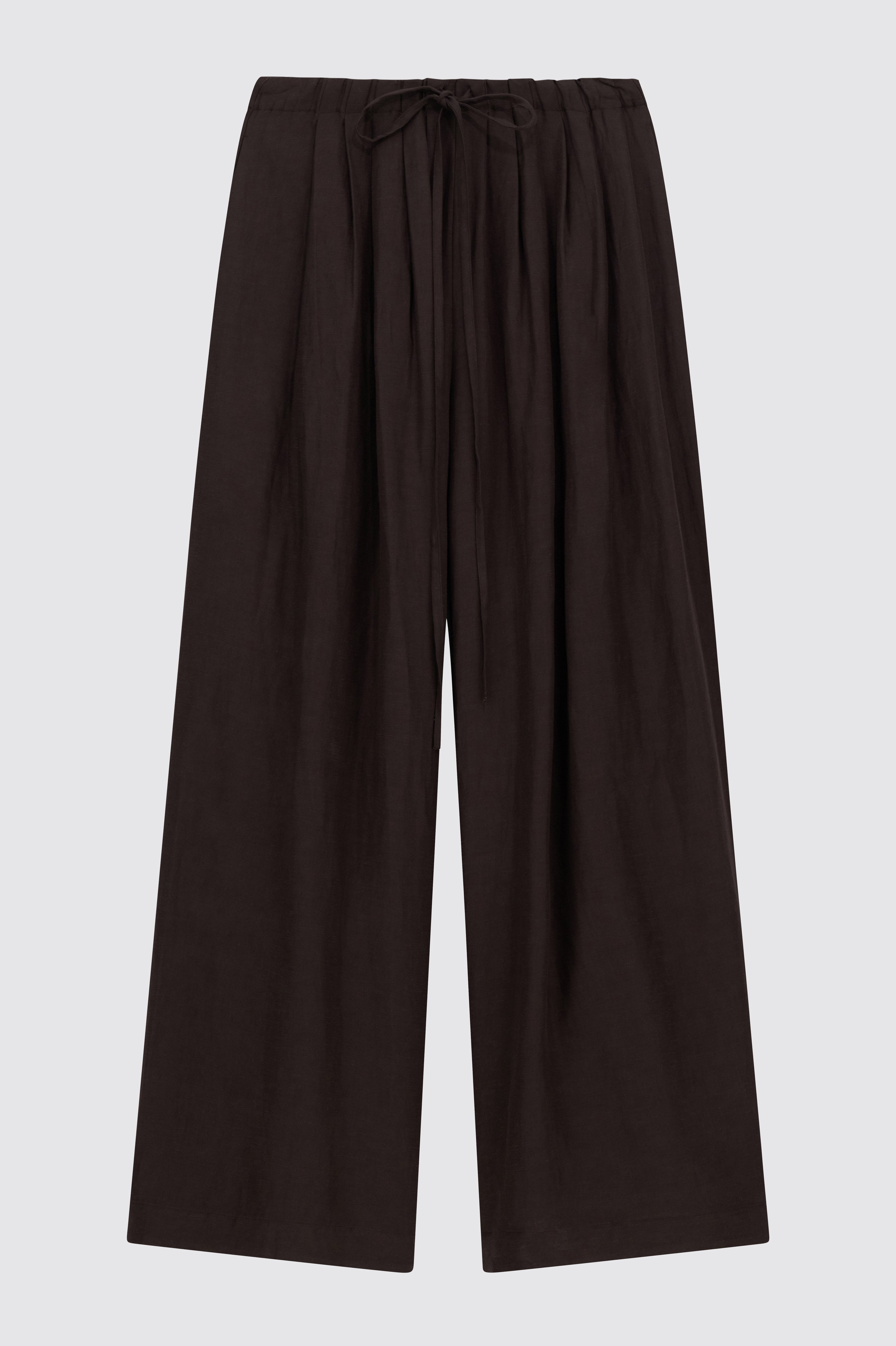 Liviana Conti Loren pantalon rose viscose lin